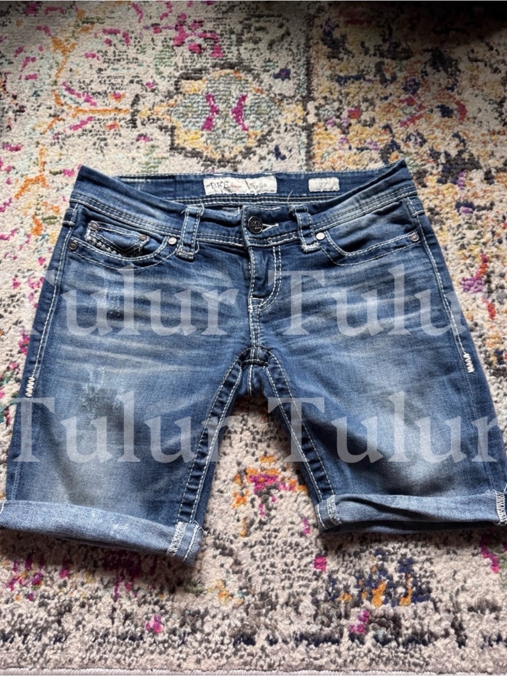 BKE Cut Off Denim Shorts 27